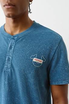 MINERAL PATCH HENLEY TEE, image 2