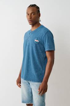 MINERAL PATCH HENLEY TEE, image 3