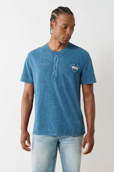 MINERAL PATCH HENLEY TEE, image 1