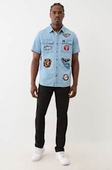 CHAMBRAY WORKWEAR PATCH SHIRT , image 6