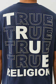 BIG T PUFF STITCH HEAVYWEIGHT TEE, image 1