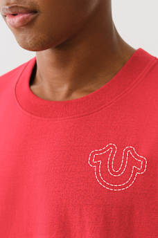 BIG T PUFF STITCH HEAVYWEIGHT TEE, image 4