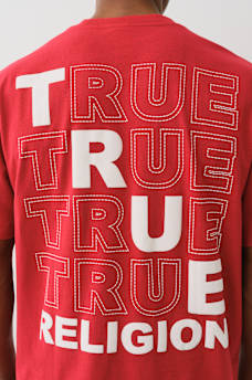 BIG T PUFF STITCH HEAVYWEIGHT TEE, image 5