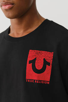 FLOCKED BUDDHA TEE, image 4