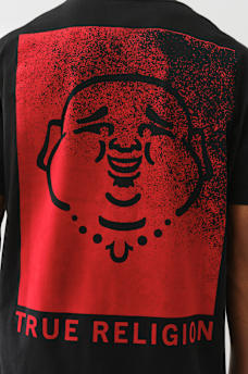 FLOCKED BUDDHA TEE, image 5
