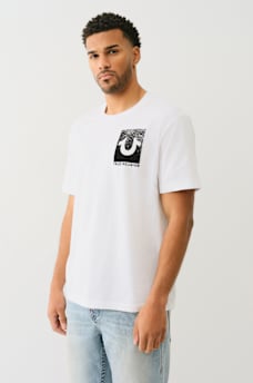 FLOCKED BUDDHA TEE, image 3