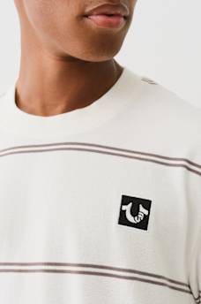 RELAXED STRIPED TEE, image 4