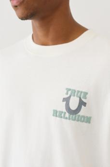 VINTAGE WORLD TOUR PUFF PRINT BOXY TEE, image 4