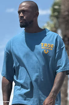 FLOCKED LOGO OVERSIZED TEE, image 2