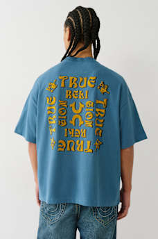 FLOCKED LOGO OVERSIZED TEE, image 5