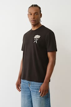 FLOCKED PALM TREE TEE , image 3