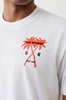 FLOCKED PALM TREE TEE , image 4