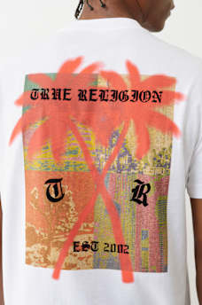 FLOCKED PALM TREE TEE , image 5