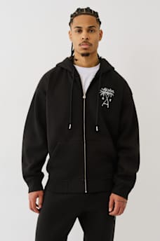 PALM TREE ZIP HOODIE, image 3