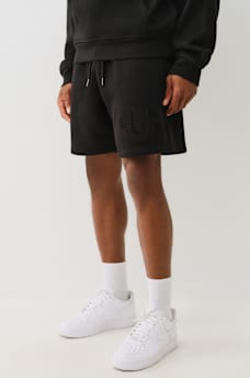 HORSESHOE APPLIQUE SWEAT SHORT, image 1