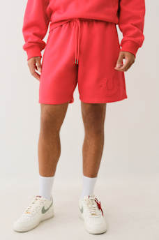 HORSESHOE APPLIQUE SWEAT SHORT, image 1