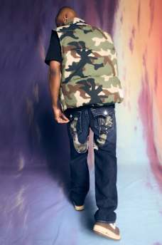 BOBBY CAMO HORSESHOE BAGGY JEAN 32”, image 1