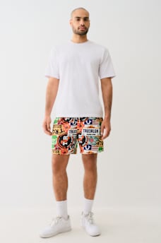 ALLOVER TROPICAL LOGO BOARD SHORT, image 5