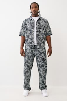BOBBY JACQUARD SUPER T BAGGY JEAN 32", image 6