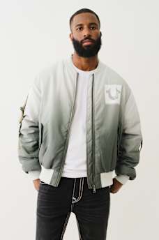 OMBRE BOMBER JACKET