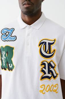 OVERSIZED PATCH POLO SHIRT, image 2