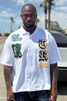 OVERSIZED PATCH POLO SHIRT, image 1