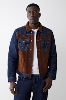 JIMMY CORDUROY DENIM JACKET