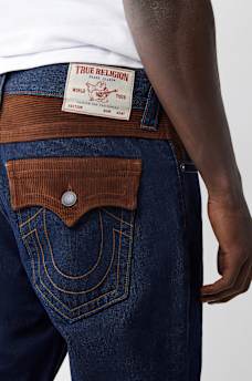 RICKY CORDUROY DETAILED STRAIGHT JEAN, image 1