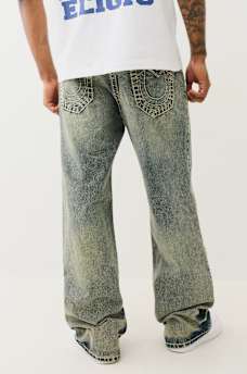 VINNY DISTRESSED SUPER T FLAP ULTRA BAGGY JEAN, image 7