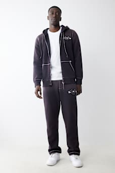 BIG T CRYSTAL HORSESHOE ZIP HOODIE, image 6