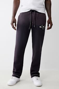 BIG T CRYSTAL HORSESHOE STRAIGHT SWEAT PANT, image 6