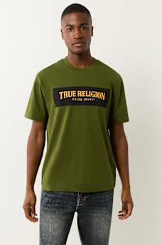 HEAVYWEIGHT MESH LOGO TEE, image 1