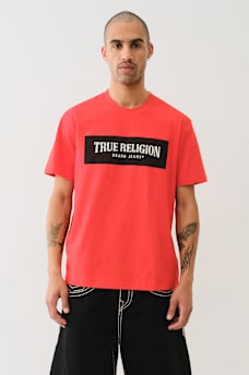 HEAVYWEIGHT MESH LOGO TEE, image 1