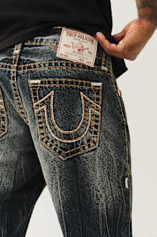 ROCCO QUAD LOGO SUPER T SKINNY JEAN 32", image 2