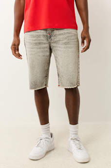 RICKY FRAYED FLAP DENIM SHORT, image 4