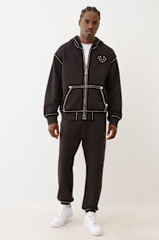 SUPER T EMBROIDERED BUDDHA LOGO ZIP HOODIE, image 6