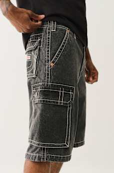VINNY BIG T DENIM CARGO SHORT, image 3