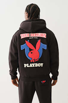 TRUE RELIGION X PLAYBOY ZIP HOODIE, image 1
