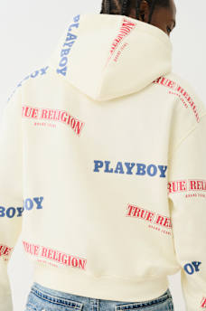 TRUE RELIGION X PLAYBOY CINCHED HOODIE, image 2