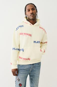TRUE RELIGION X PLAYBOY CINCHED HOODIE, image 3