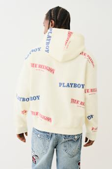 TRUE RELIGION X PLAYBOY CINCHED HOODIE, image 5