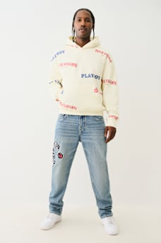 TRUE RELIGION X PLAYBOY CINCHED HOODIE, image 6