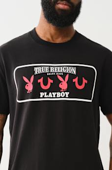 TRUE RELIGION X PLAYBOY LOGO TEE, image 1