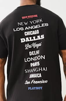 TRUE RELIGION X PLAYBOY APPLIQU&Eacute; LOGO TEE, image 2