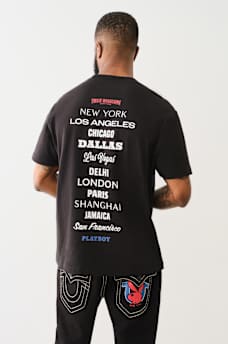 TRUE RELIGION X PLAYBOY APPLIQU&Eacute; LOGO TEE, image 5