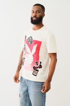 TRUE RELIGION X PLAYBOY PATCH BUNNY TEE, image 3