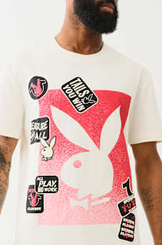 TRUE RELIGION X PLAYBOY PATCH BUNNY TEE, image 1
