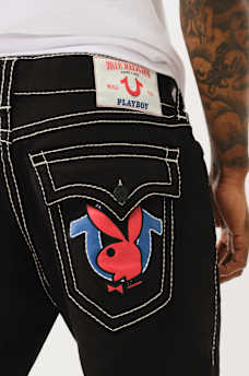 TRUE RELIGION X PLAYBOY ROCCO BIG T SKINNY JEAN, image 1