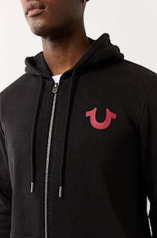 ARCH LOGO BUDDHA ZIP HOODIE, image 3