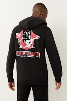 ARCH LOGO BUDDHA ZIP HOODIE, image 1